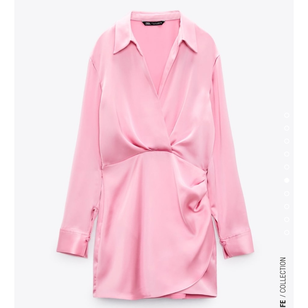 Zara short satin effect dress - Picture 8 of 9